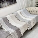 شال مبل نخی ترک طرح لوزی