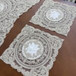 سرویس 3 تیکه مربع طرح کویین