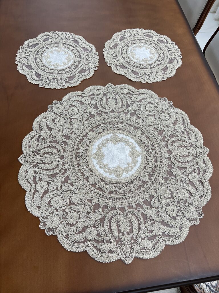 سرویس 3 تیکه گرد طرح کویین