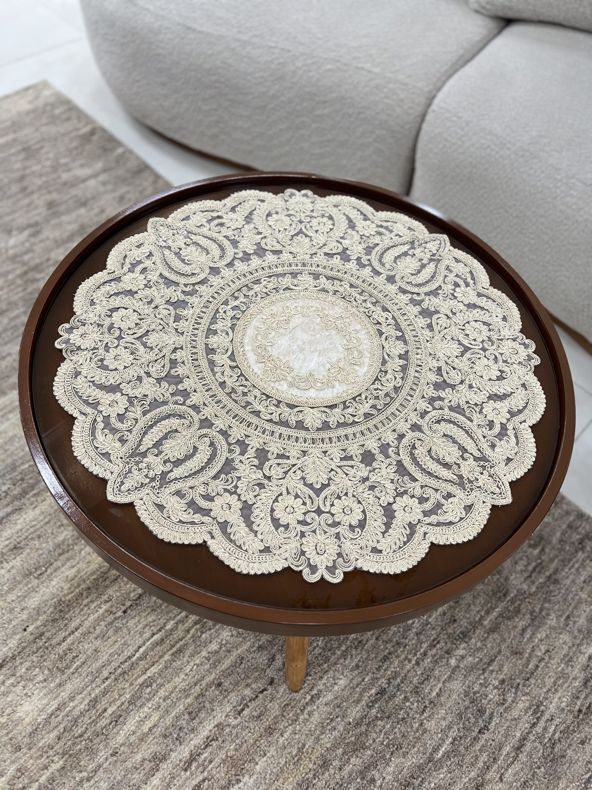 سرویس 3 تیکه گرد طرح کویین