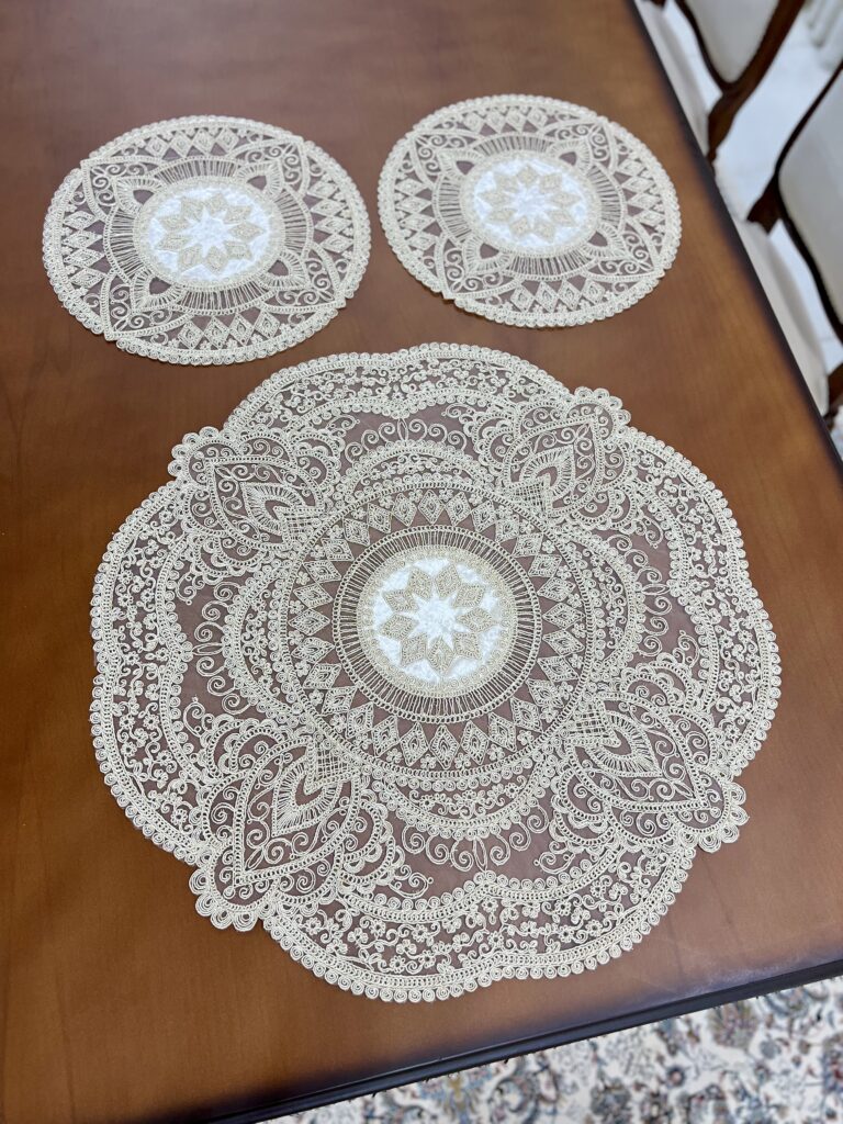 سرویس 3 تیکه گرد طرح فلورانس