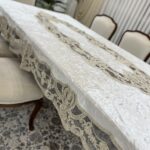 رومیزی غذاخوری طرح مجلل کویین