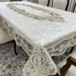 رومیزی غذاخوری طرح مجلل کویین