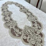 رومیزی غذاخوری طرح مجلل کویین