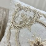کاور کوسن دانتل گل برجسته