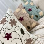 کاور کوسن پانچ دوزی طرح برگ