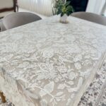 رومیزی غذاخوری طرح گلبرگ