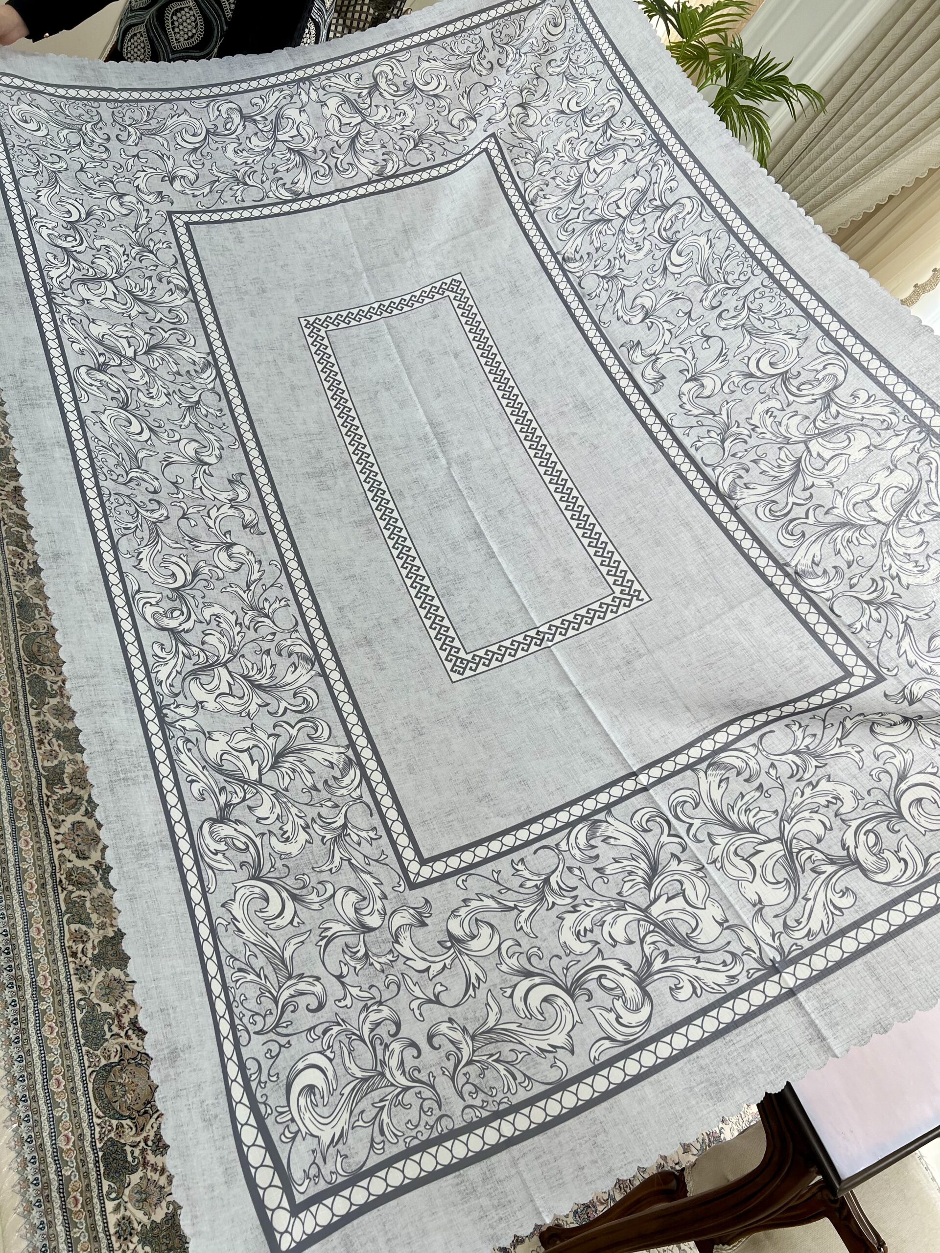 رومیزی غذاخوری اتنیک ترک سایز 220*150 سانت