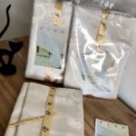 رومیزی غذاخوری ضدلک طرح رزالین ترک