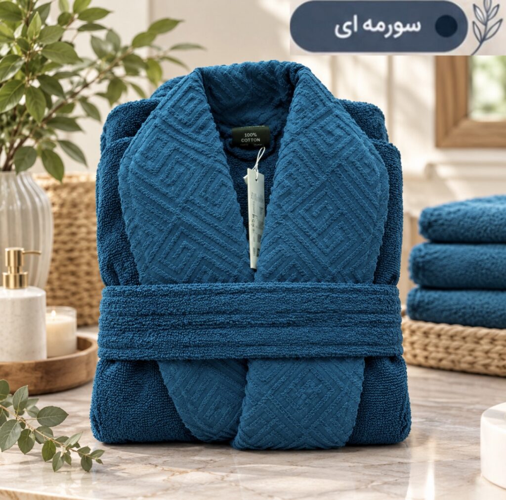 حوله تنپوش ترک نخ پنبه خالص آتینا
