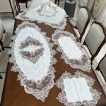 سرویس 5 تیکه دانتل فرانسه با جعبه کد 1901