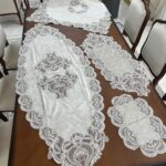 سرویس 5 تیکه دانتل فرانسه با جعبه کد 1903
