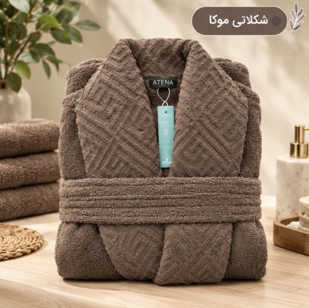 حوله تنپوش ترک نخ پنبه خالص آتینا