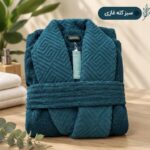 حوله تنپوش ترک نخ پنبه خالص آتینا