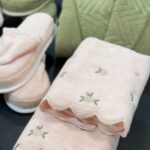 سرویس حوله دوقلو 12 تیکه طرح تانگو